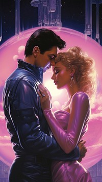 Pink of love fiction kissing purple.