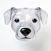 Dog face mammal animal glass.