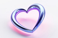 Heart with orbit ring abstract rippled glowing. AI generated Image by rawpixel.