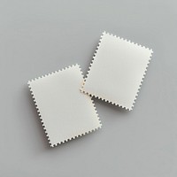 Blank postage stamp backgrounds white paper.