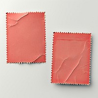 Blank postage stamp backgrounds paper red.