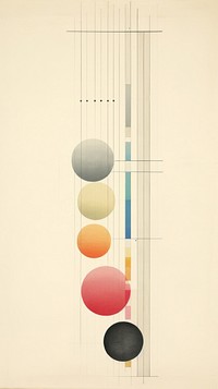 Vintage wallpaper art diagram pattern.