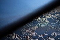 Old navy blue elegant paper backgrounds texture textile.