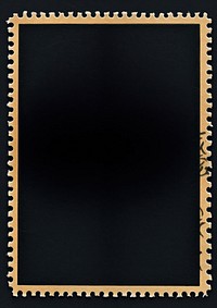 Blank vintage postage stamp backgrounds black gold.