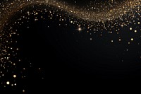 Hint of gold glitter dots space backgrounds decoration. 