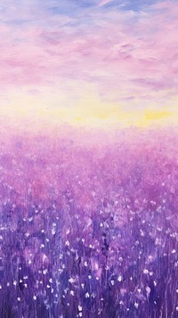  Illustration purple of meadow backgrounds grassland outdoors. AI generated Image by rawpixel.