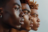 African american man skin portrait adult.