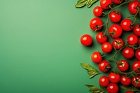 Cherry tomato frame border backgrounds vegetable fruit.