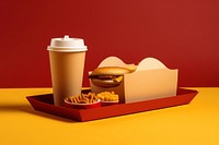 Food take away set cup refreshment disposable.