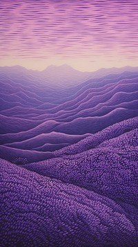  Purple field landscapes background backgrounds lavender nature. AI generated Image by rawpixel.