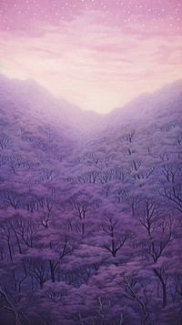  Purple forest background backgrounds landscape lavender. AI generated Image by rawpixel.