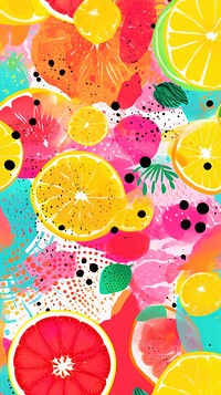 Summer of fruits pattern backgrounds abstract. AI generated Image by rawpixel.