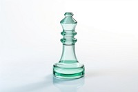 Chess shape toy glass white background simplicity.