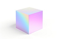 Iridescent square white background simplicity rectangle.