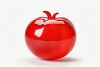 Tomato shape toy apple fruit plant.