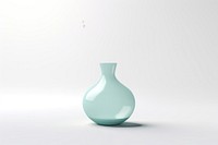 Vase shape vase porcelain white background.