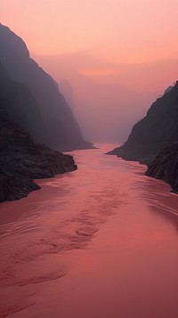 Photography of a river nature landscape mountain.