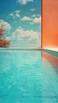 Photography of a swimming pool outdoors nature sky.