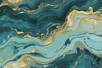 Blue and gold swirls turquoise abstract backgrounds.
