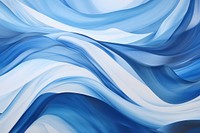 Blue wave backgrounds abstract painting pattern.
