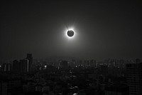 Solar Eclipse eclipse city architecture.