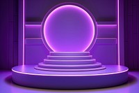 Purple product display neon background backdrop.