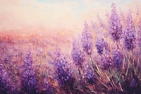 Lavenders garden painting backgrounds blossom.
