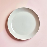 Round plate  porcelain platter tableware.