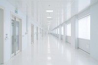 Hospital corridor architecture protection. AI generated Image by rawpixel.