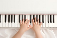 Piano keyboard hand harpsichord. AI generated Image by rawpixel.