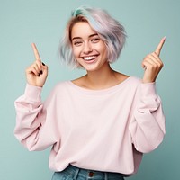 Girl smilling portrait smile adult. AI generated Image by rawpixel.