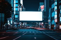 Crossing in the city building advertisement architecture.