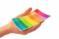 Color palette guides hand gesturing variation.