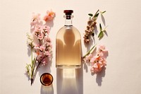 Aromatherapy perfume bottle flower.