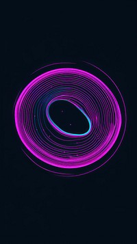  Saturn purple pattern spiral. AI generated Image by rawpixel.