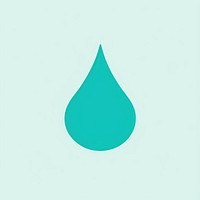 Water drop icon backgrounds turquoise logo.