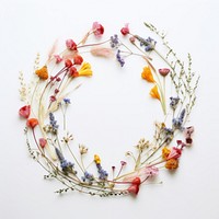  Real pressed wildflowers wreath plant celebration. AI generated Image by rawpixel.