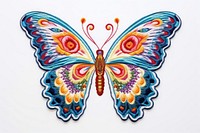 Beide butterfly embroidery pattern animal.