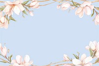 Backgrounds magnolia blossom pattern. AI generated Image by rawpixel.