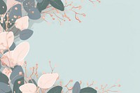 Eucalyptus border frame backgrounds outdoors pattern. AI generated Image by rawpixel.