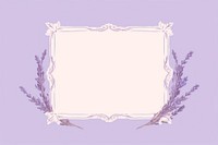Lavender frame backgrounds flower purple. AI generated Image by rawpixel.