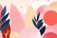  Shapes and tropical leaves backgrounds abstract pattern. AI generated Image by rawpixel.
