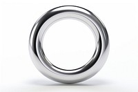Circle Chrome material platinum jewelry circle.