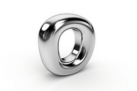 Numbers Chrome material platinum jewelry silver.