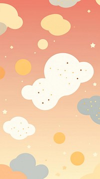  Cute moon pattern backgrounds outdoors. AI generated Image by rawpixel.