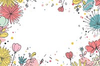 Firework frame pattern flower backgrounds. AI generated Image by rawpixel.