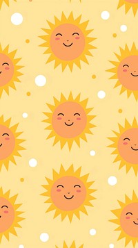  Sun pattern wallpaper backgrounds. AI generated Image by rawpixel.