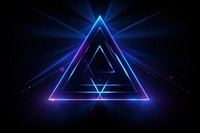  Neon triangle backgrounds purple light. AI generated Image by rawpixel.
