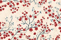 Floral pattern backgrounds plant art. AI generated Image by rawpixel.