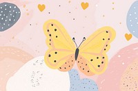 Memphis butterfly background backgrounds pattern art.